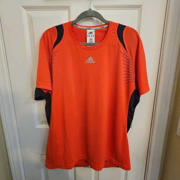 Adidas Supernova Men’s XL Orange Clima Cool Athletic Shirt – Stretch Tee - Picture 1 of 12